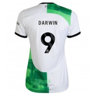 Camisa de Futebol Liverpool Darwin Nunez #9 Equipamento Secundário Mulheres 2023-24 Manga Curta